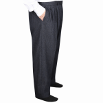 4 Pileli Flanel Kışlık Pantolon Şalvar - Gri Kırçıllı 4 Pileli Flanel Kışlık Pantolon Şalvar - Gri Kırçıllı