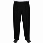 4 Pileli Flanel Kışlık Pantolon Şalvar - Siyah 4 Pileli Flanel Kışlık Pantolon Şalvar - Siyah