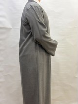 Pamuklu Namaz Cübbesi - Koyu Gri detay görseli