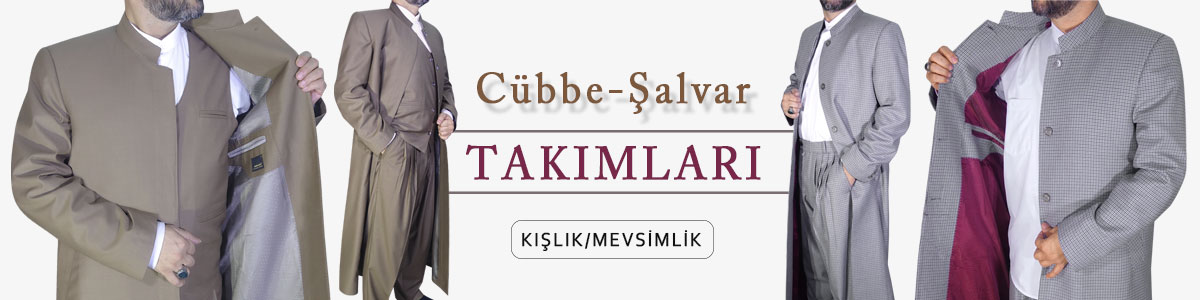 cübbe şalvar takımı