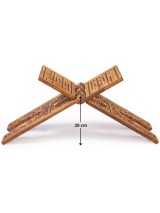 Ahşap Rahle - Oyma Desen - 55 cm