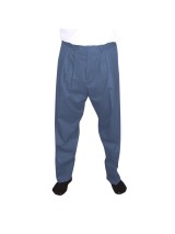 4 Pile Flanel Kışlık Şalvar Pantolon - İndigo detay görseli