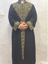 Nakışlı İmam Cübbesi - Siyah