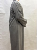 Pamuklu Namaz Cübbesi - Koyu Gri detay görseli