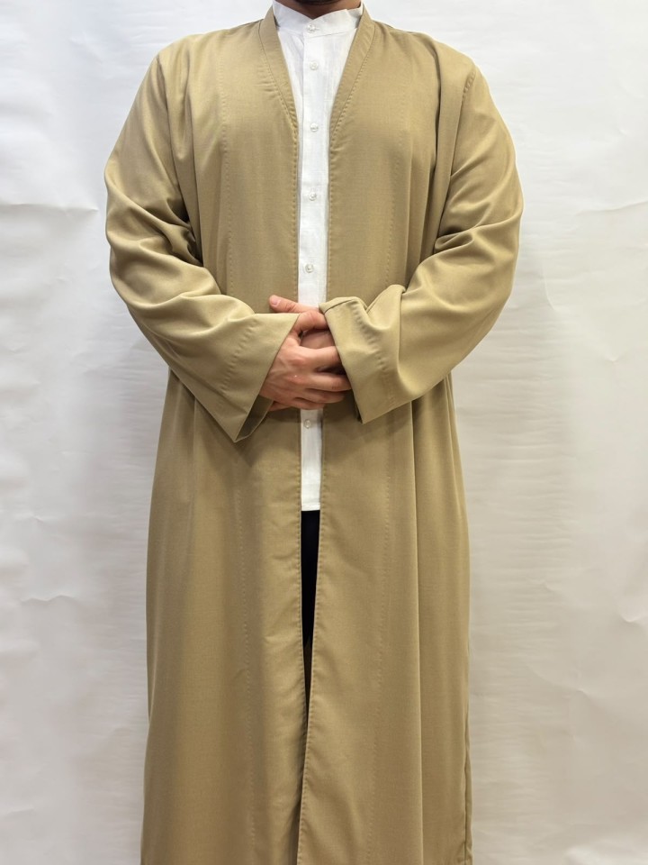 Pamuklu Namaz Cübbesi - Bej