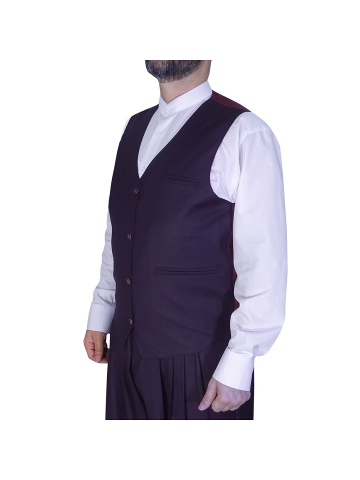 Yelek Şalvar Takımı Mevsimlik - Koyu Bordo *ÖZEL SİPARİŞ İLE