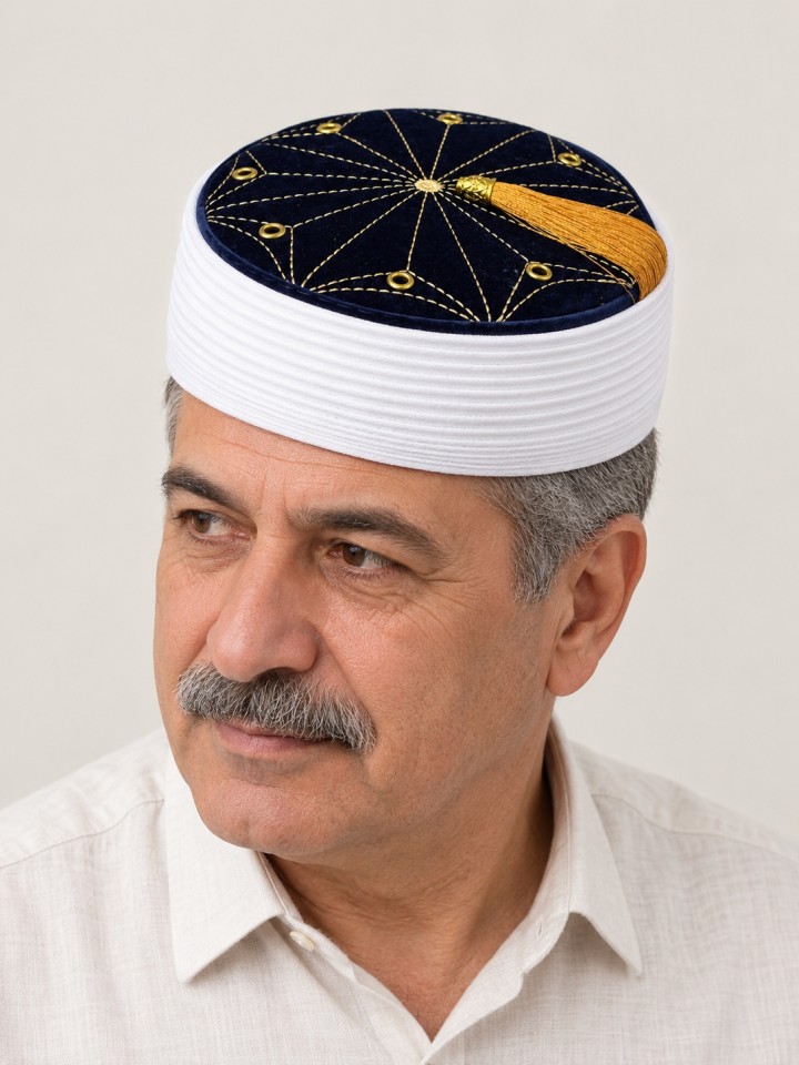 Kadife İmam Sarığı - Lacivert