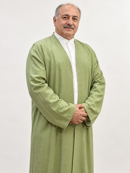 Buhara Yaka Keten Namaz Cübbesi - Açık Yeşil