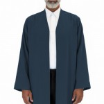 Petek Kumaş Buhara Puntolu Cübbe - Petrol Mavi Petek Kumaş Buhara Puntolu Cübbe - Petrol Mavi