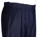 2 Pile Poliviskon Mevsimlik Şalvar Pantolon - Koyu Lacivert 2 Pile Poliviskon Mevsimlik Şalvar Pantolon - Koyu Lacivert