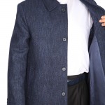 Polo Yaka Balık Sırtı Erkek Kışlık Kaban - Lacivert Polo Yaka Balık Sırtı Erkek Kışlık Kaban - Lacivert