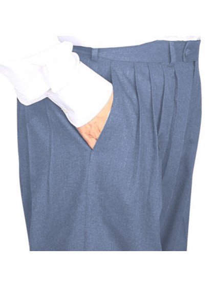 4 Pile Flanel Kışlık Şalvar Pantolon - İndigo görünüm 2