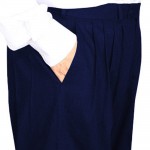 4 Pileli Flanel Kışlık Pantolon Şalvar - Koyu Lacivert 4 Pileli Flanel Kışlık Pantolon Şalvar - Koyu Lacivert